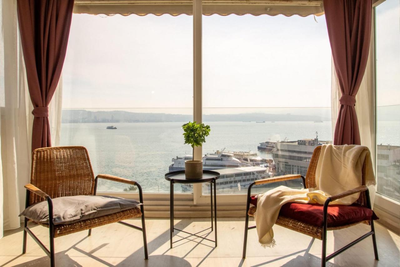 Exceptional Flat With Gorgeous Sea View In Izmir 아파트 외부 사진